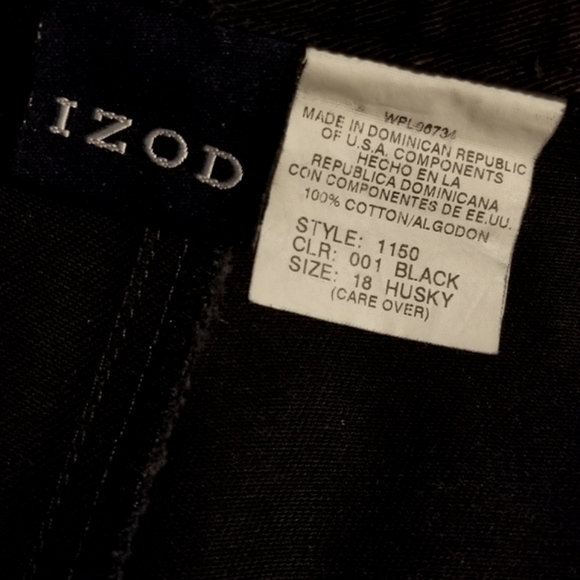 Boy's Izod Pleated Front Casual Pants - Picture 6 of 15